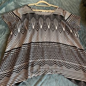 Carlos black and white dress shirt!